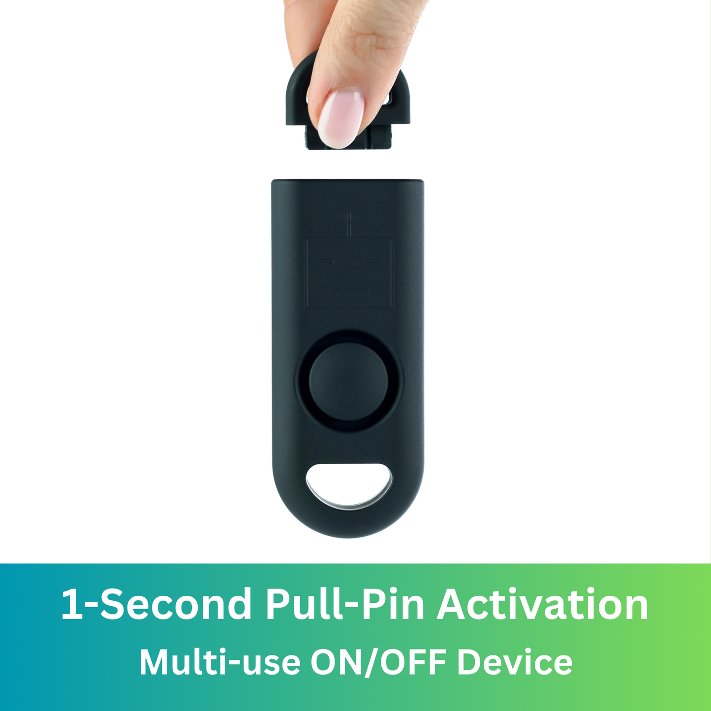 Sound Grenade by BASU® 130dB, Use in Any Emergency--Just Pull The Pin, Extra Loud, Batteries Included (S.W.A.T. Black) - Business Pack, 100 Units