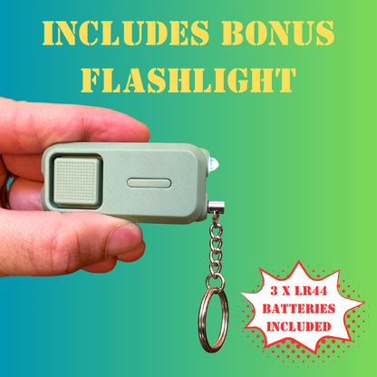 Sound Grenade by BASU® 130dB, Use in Any Emergency--Just Pull The Pin, Extra Loud, Batteries Included - Family Pack (5 Units)