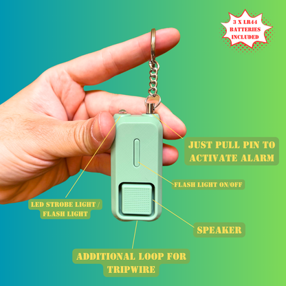 Sound Grenade by BASU® 130dB, Use in Any Emergency--Just Pull The Pin, Extra Loud, Batteries Included - Family Pack (5 Units)